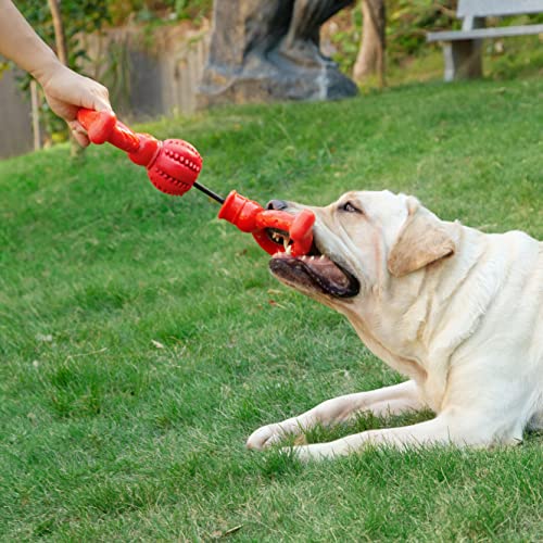 Meeresn Interactive Dog Toy For Aggressive Chewers - 2 In1 Tug Of War Dog Toy With 360°Rotating Handle And Dog Puzzle Teething Clean Toys Ball For Medium Large Dogs #TOP6