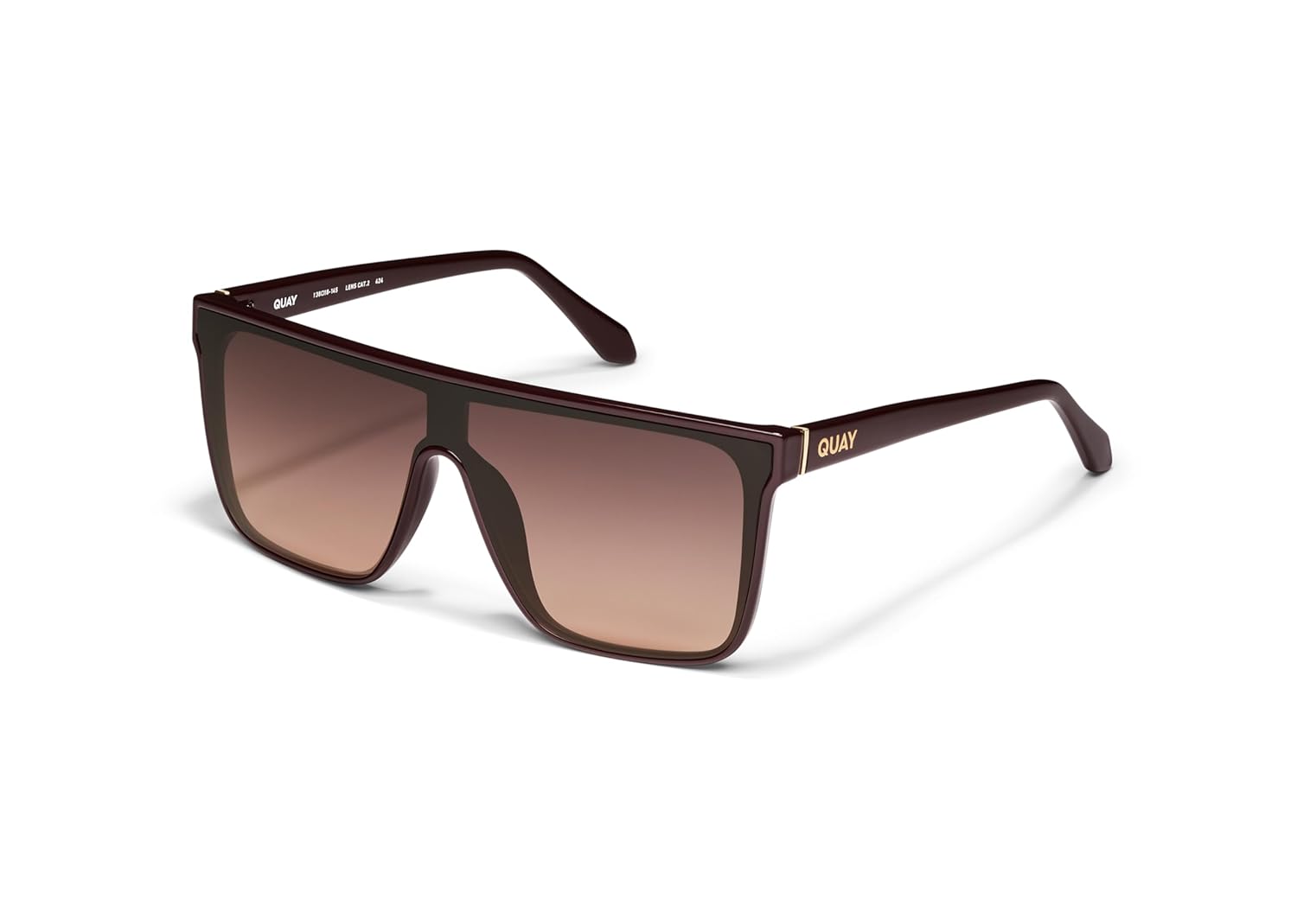 Quay Óculos de sol femininos Nightfall Flat Shield