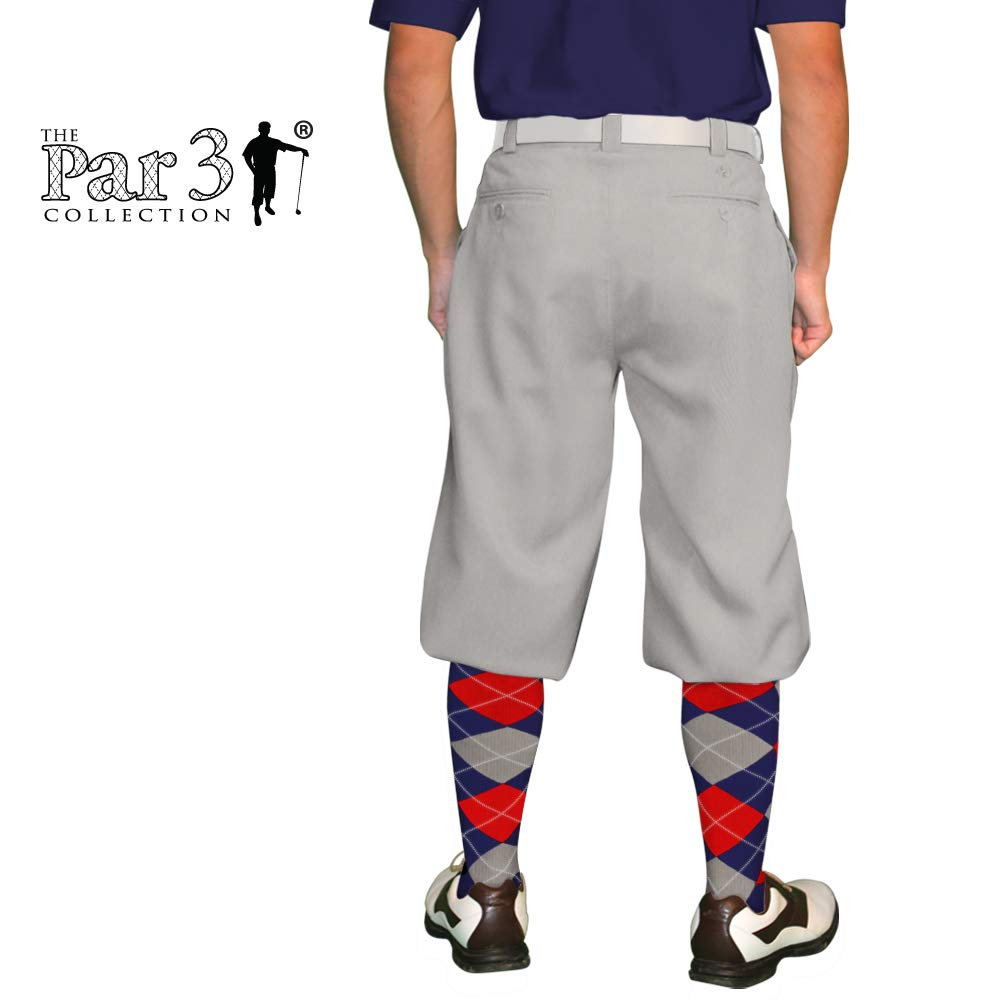 Golf Knickers Taupe Microfiber (Plus Fours) for Men - 48