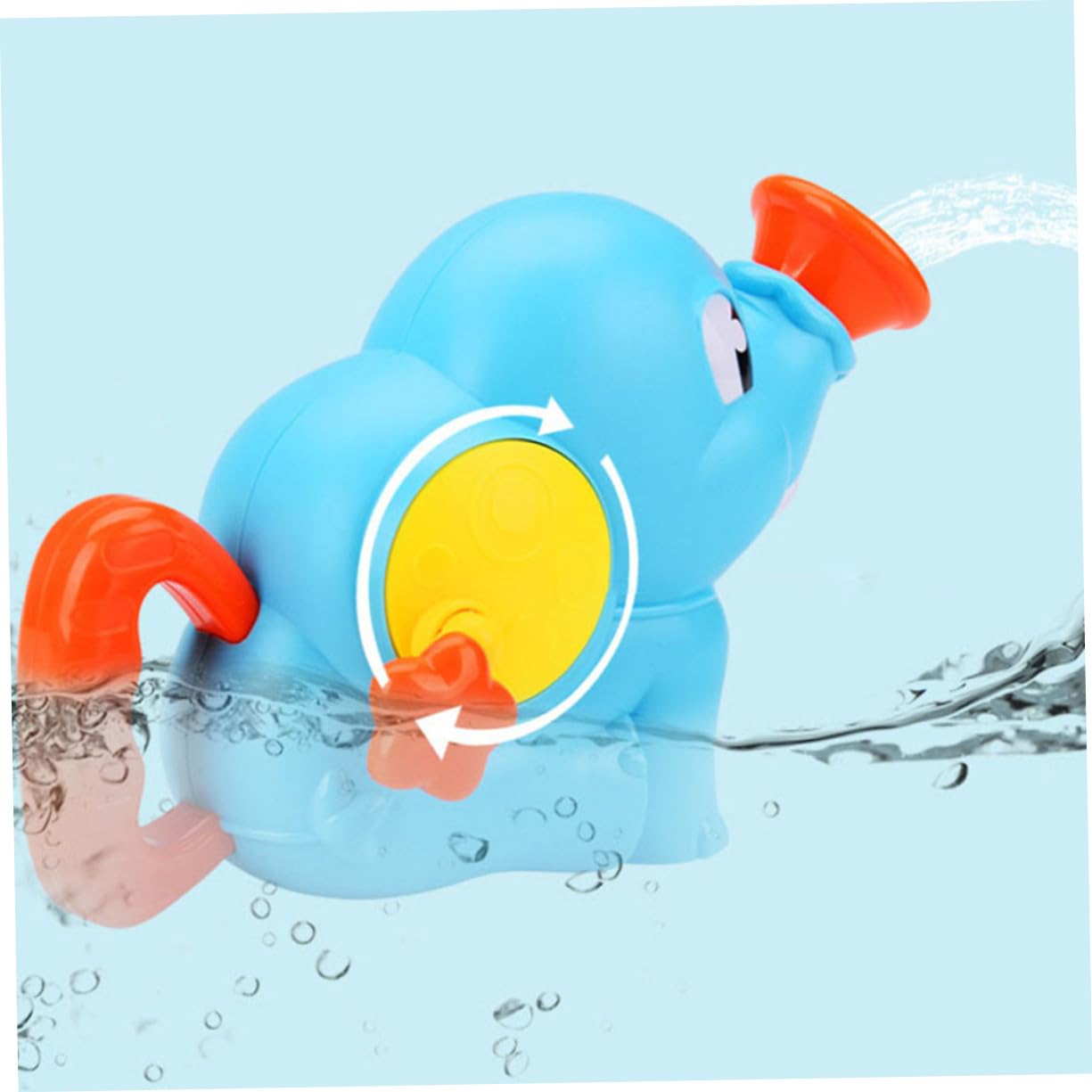 Giocattolo da Vasca a Forma di Animale in Plastica per Bambini | Funzione Spray D’acqua, Impugnatura Facile, per Bagnetto e Vasca, Leggero e Adatto