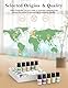Ankrs Ätherische Öle Set 10x10ml, 100% Naturrein Diffuser Öl, Aromatherapie Essential Oils, Lavendel, Teebaum, Pfefferminz, Zitronengras, Eukalyptus, Zimt, Rose, Ylang-Ylang, Süße Orange, Zitrone