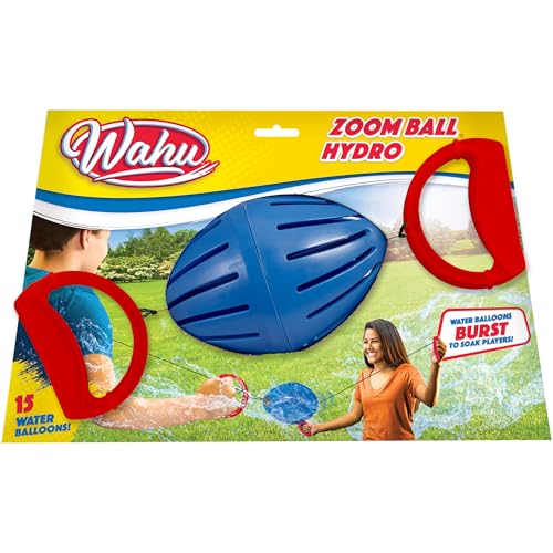Wahu - ZOOM BALL HYDRO - Juegos con Pelota para Jardín para Niños a Partir de 8 Años - Juego de Exterior para Niños con Agua - Juegos de Playa para 2 Jugadores - con 15 Globos de Agua Incluidos