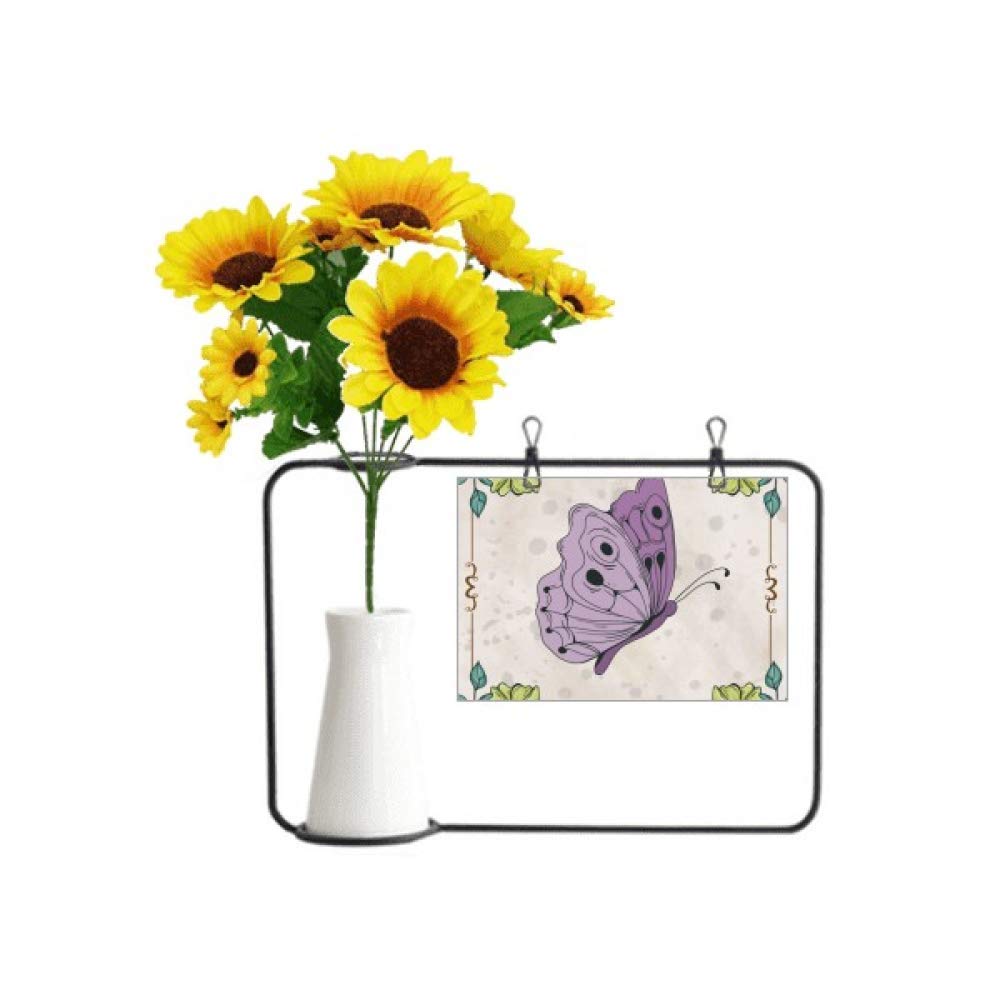 Carte bénédiction papillon violet pour accompagner tous vos cadeaux de vœux