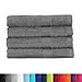 Produktbild BaSaTex 4er Pack Handtuch Set 50x100 cm  Handtücher Set, 100% Baumwolle Öko-Tex Made in Green | Anthrazit