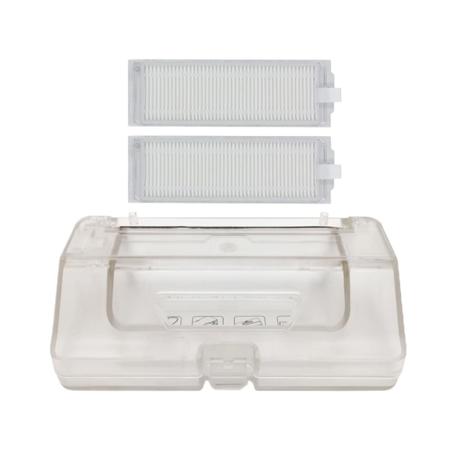 HIZON Water Tank Dust Bin Box，Compatible For XiaoMi，Robot STYTJ02YM MVVC01-JG，Compatible For VIOMI，V2 V2 Pro V3 V-RVCLM21B Sweeper Accessories