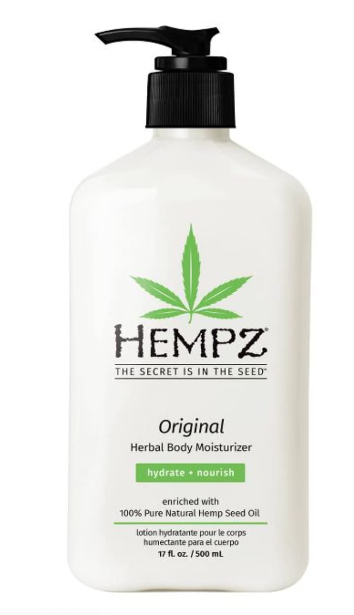 Hempz Original Herbal Body Moisturizer, 17 Fluid Ounce (Pack of 2)