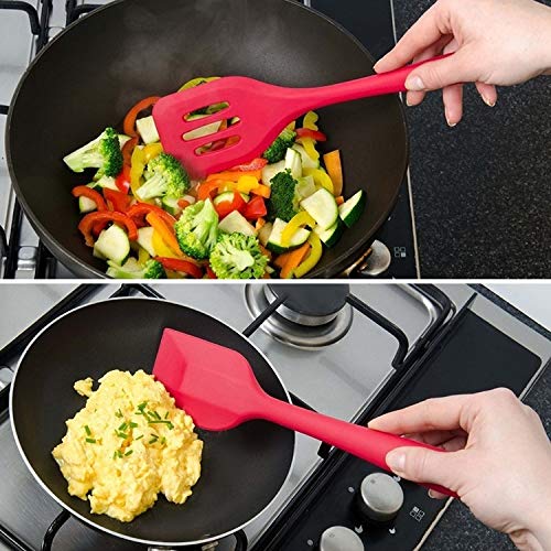 Wuqiang Cottura strumenti utensili Set Silicone Utensili da cucina Set 10 cucina dei pc termoresistente Cucina Non-Stick utensili da cucina di cottura Strumenti, Strumenti di cucina gadget Set for ant