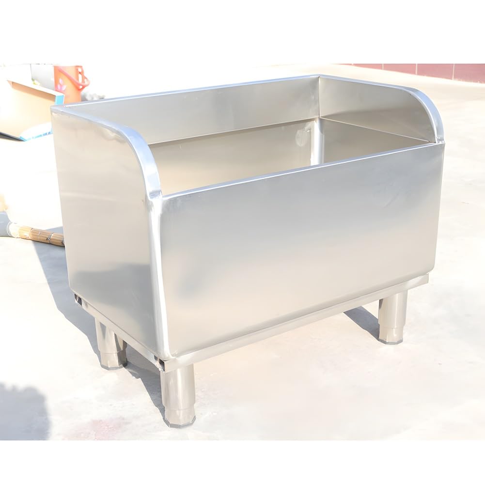 Évier de nettoyage de balai robuste en acier 304 avec cuve profonde supérieure