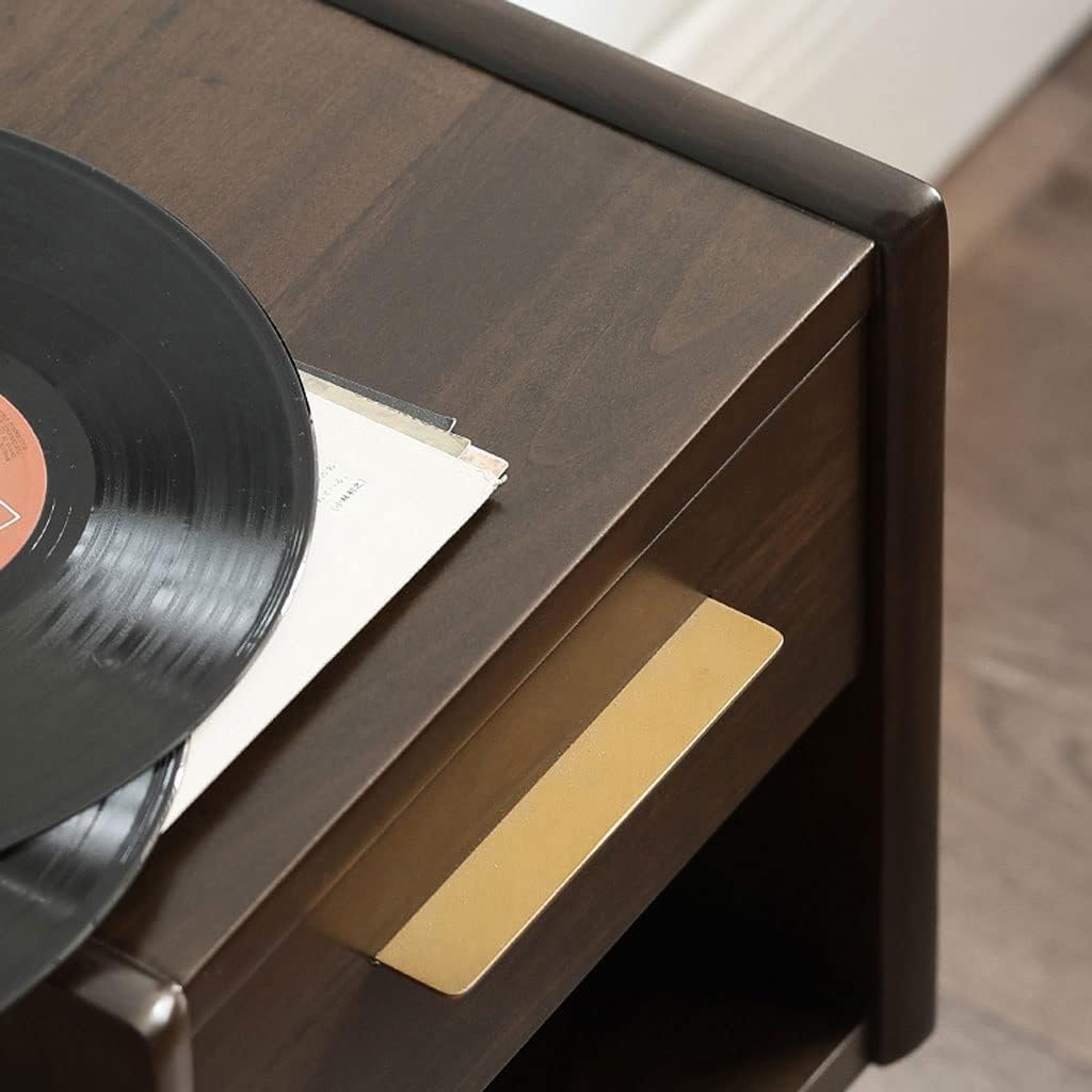 Nightstand Bedside Table Simple Semi-Open Locker Living Room Bedroom Bedside Table Storage Cabinet Wooden Small Cabinet Bedside End Table