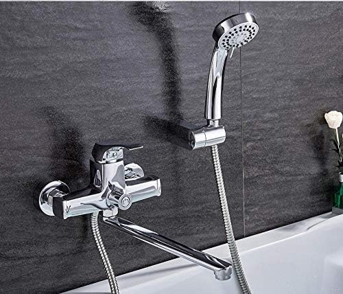 Robinet de douche de bain et pommeau cascade avec ensemble de fixation complet
