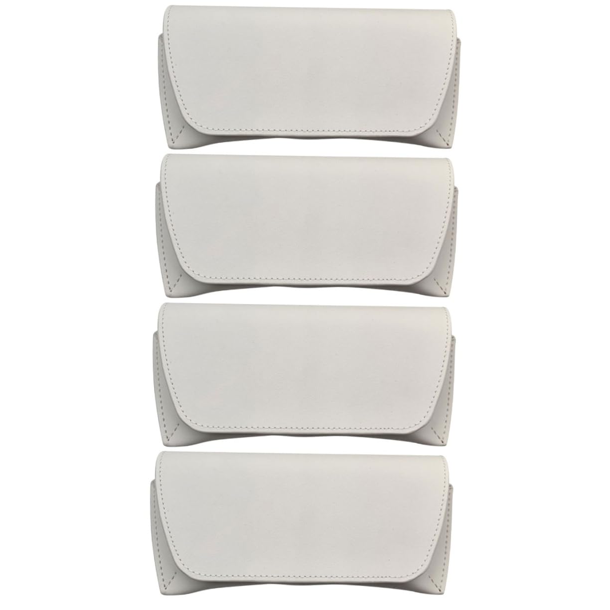 Healvian copertura protettiva per occhiali Casa di occhiali Astuccio occhio borsa custodia per occhiali da donna custodie per occhiali da donna pvc bianca