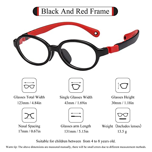 Image of SooGree Blue Light Blocking Glasses for Kids Boys Girls,Computer Screen Gaming TV Phone Glasses Anti Glare & Eye Strain