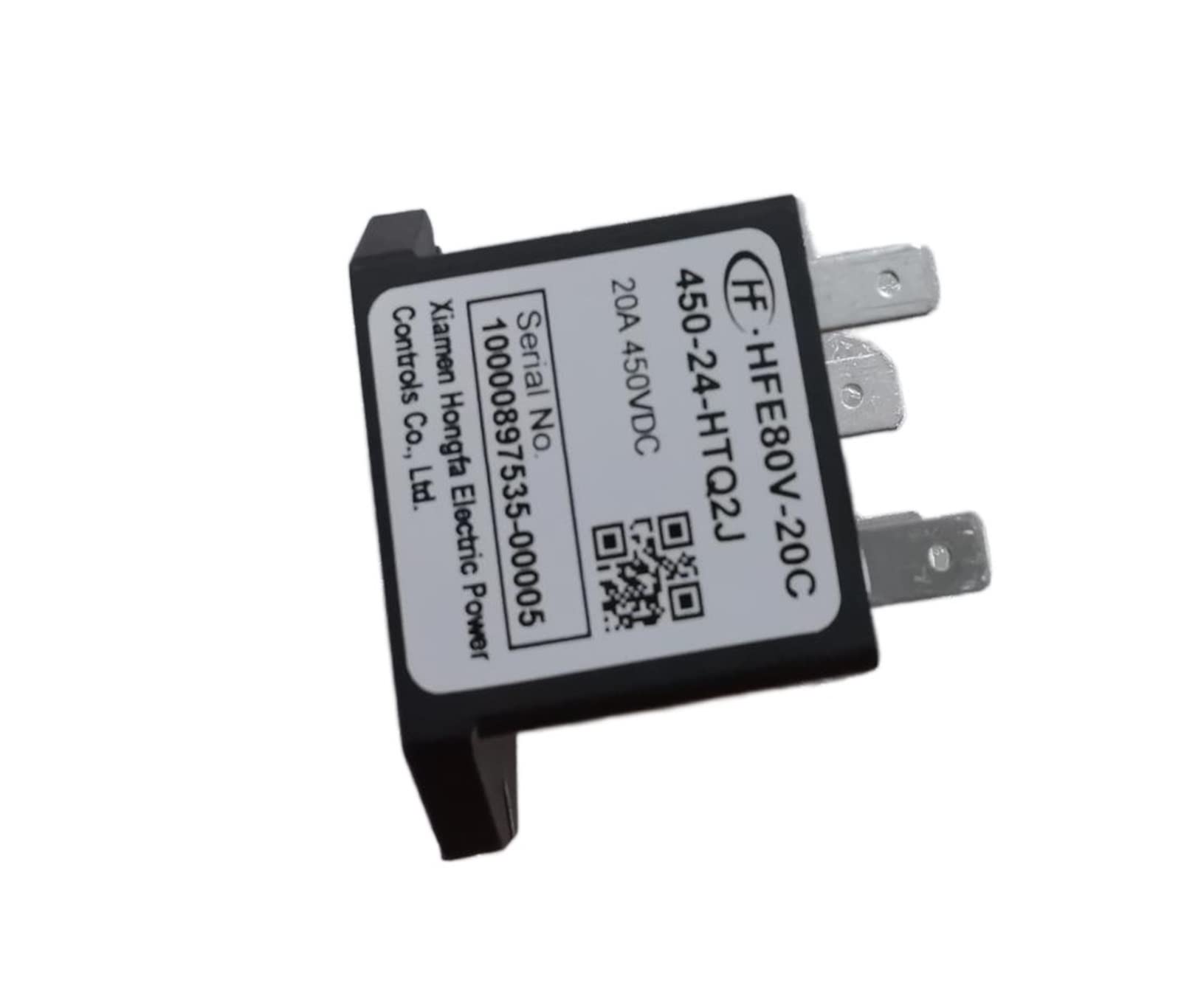 Relais HFE80V-20 450VDC 20A haute tension automobile pour vehicules
