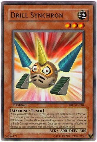 Yu-Gi-Oh.Taladro Synchron (abpf-en004)absoluta PowerForceEdición limitadararo