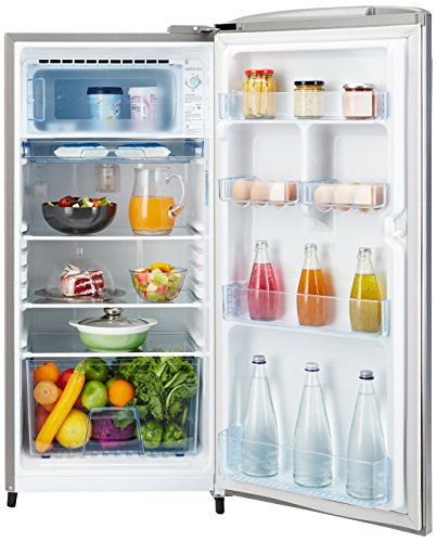 Image of Samsung 192 L 3 Star Direct Cool Single Door Refrigerator(RR20M172ZS8 /HL, Elegant Inox, Inverter Compressor)