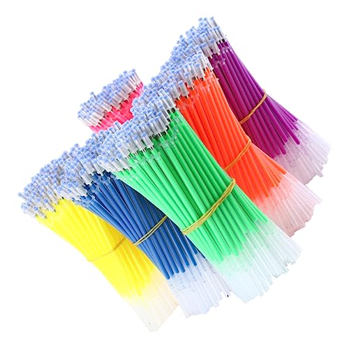 HOMSFOU 50pcs Gel Pen Refill Replacements Smooth Refills Neon Gel Pen Highlighter Fluorescent Ink