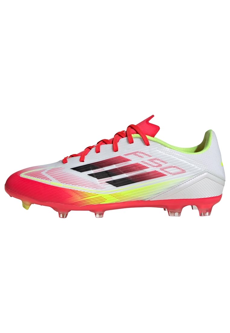 Adidas Men's F50 League Adults Firm Ground Football Boots - White/Red - 9.5 (44)