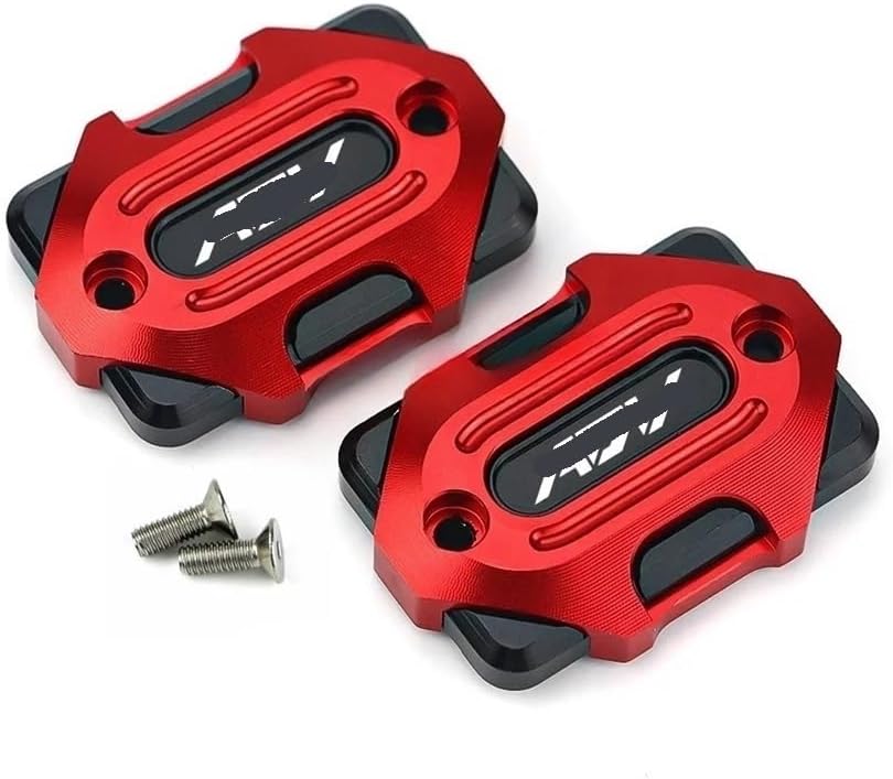 Front Brake Cap for ADV150 for ADV160 2019-2022 Motorcycle Brake Fuel Oil Cup Cap Master Cylinder Cover Aluminum Accessories(Red)