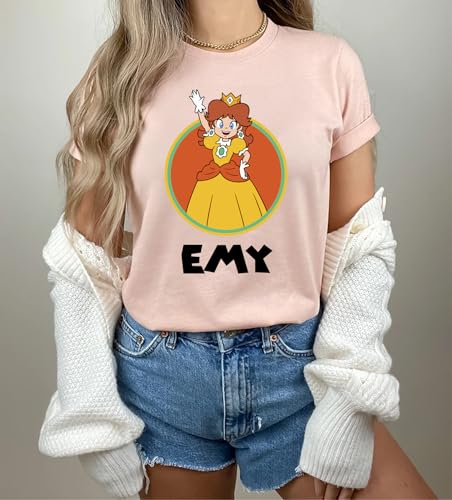 Image of Customizable Super Family Shirt, Customized Friends Matching Tee, Birthday Shirt, Shirt Kart Shirts, Yoshi Bowser Jr Daisy Rosalina Peach Koopa Waluigi Wario Toad T Shirts