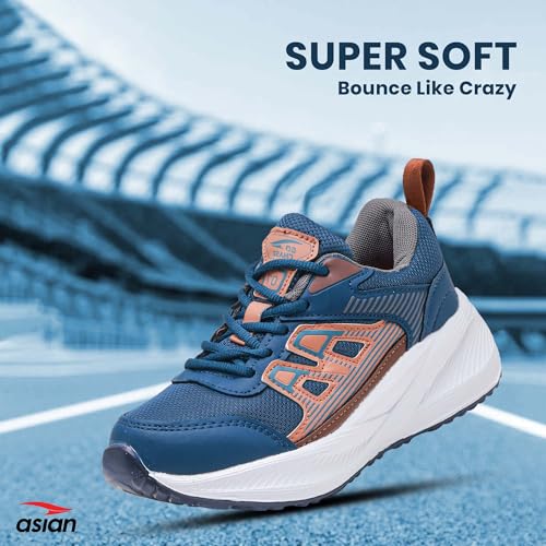 Image of ASIAN Adventure-56 Kids Running Shoes | Stylish Sports Sneakers with Memory Foam, Breathable Mesh Shoes | Anti-Slip Grip Sole for Daily Use, School & Travel
