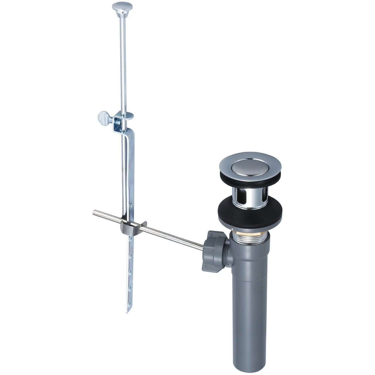 Olympia Faucets OP-630004 50/50 Pop-Up Drain Assembly, Chrome Finish