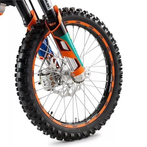 Kit de gráficos adhesivos para llantas compatibles para KTM SX SXF EXC 18' 19' 21' (02) brillante