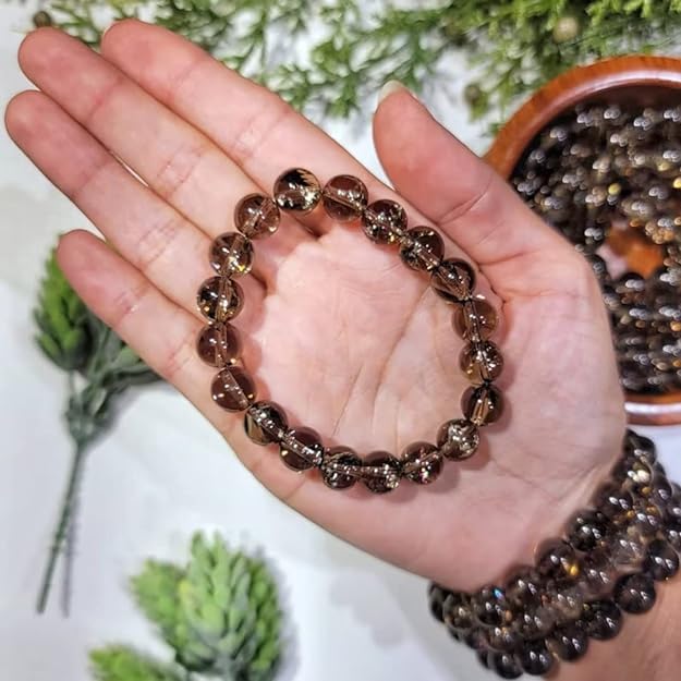 Image of Certified Crystal Bracelet | 8mm Beads | Stretchable Healing Bracelet | Bracelets for Men and Women |