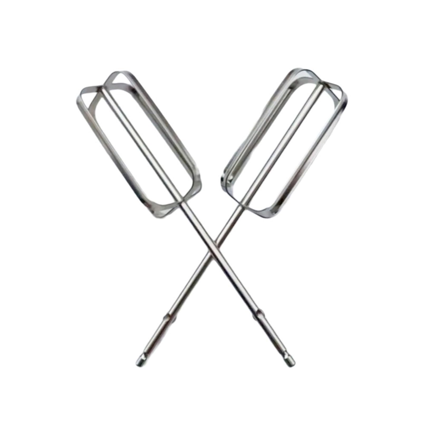 AOYUDJ 2Pcs Stainless Steel Hand Mixer Beaters Attachments Set
