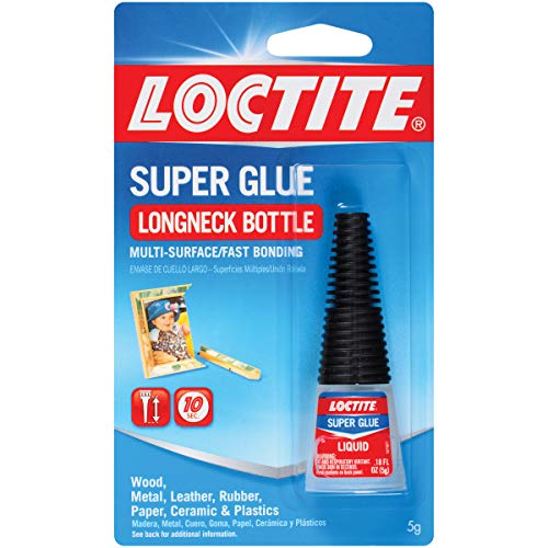 Loctite Super Glue Liquid 5-Gram Longneck Bottle (230992)