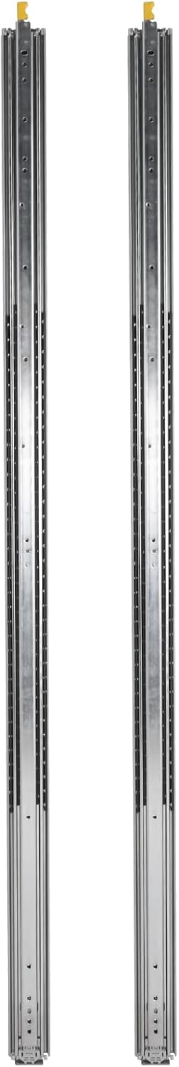 Generic 1 Pair Heavy Duty Locking Drawer Slides 76mm Wide Noiseless 500 lb Load Capacity Full Extension Ball Bearing Drawer Runners with Lock for Steel Furniture Hardware