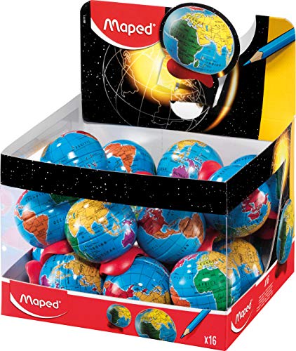 Taille-crayons Maped globe pour décorer le bureau de votre enfant et tailler ses mines - 2