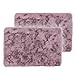 Produktbild Schöner Wohnen Kollektion Badezimmerteppich 40x60 cm 2er Set  sehr Flauschige Badematte Rose  Deko Badezimmer Matte waschbar und rutschfest