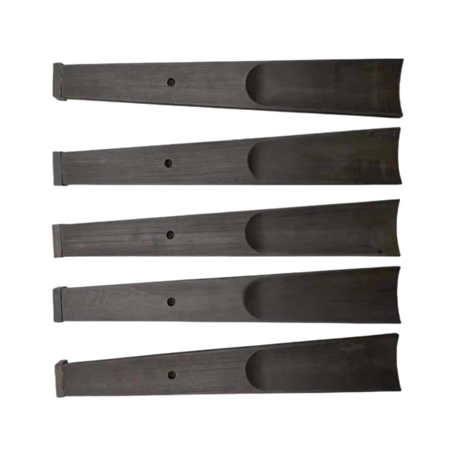 5PCS Touche violon ébène Indonésie 4/4 avec sillet, Set luthier