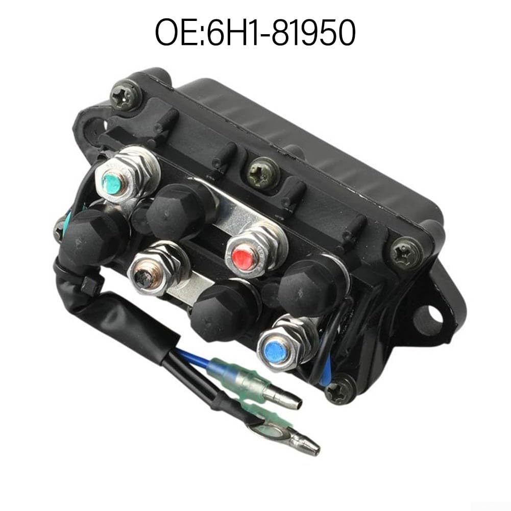 Pour Yamaha 6H181950 Power Trim et Tilt Relais Assemblée pour 30 40 50 60 pour les modèles de moteur hors-bord HP Pièce de rechange OEM pour une performance du moteur fiable