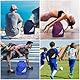 Veftsvy Turnbeutel mit Kordelzug, Wasserdicht Sportbeutel mit Schuhfach, Sportrucksack Gym Bag mit Innentasche, Außentasche, Sporttasche für Herren Damen Jungen (Dunkelblau, Einheitsgröße)