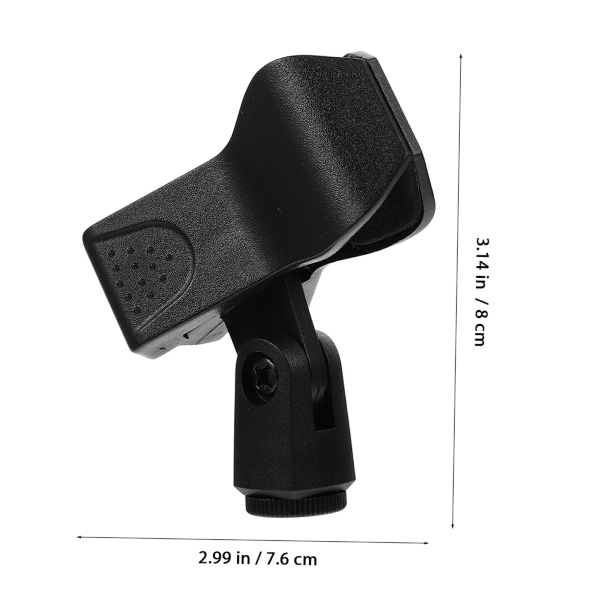 Happyyami 6Pcs Microphone Clip Holder Mic Holder Clamp Compatible with Microphones Firm Grip Design for Secure Use for Recording and Live Performance