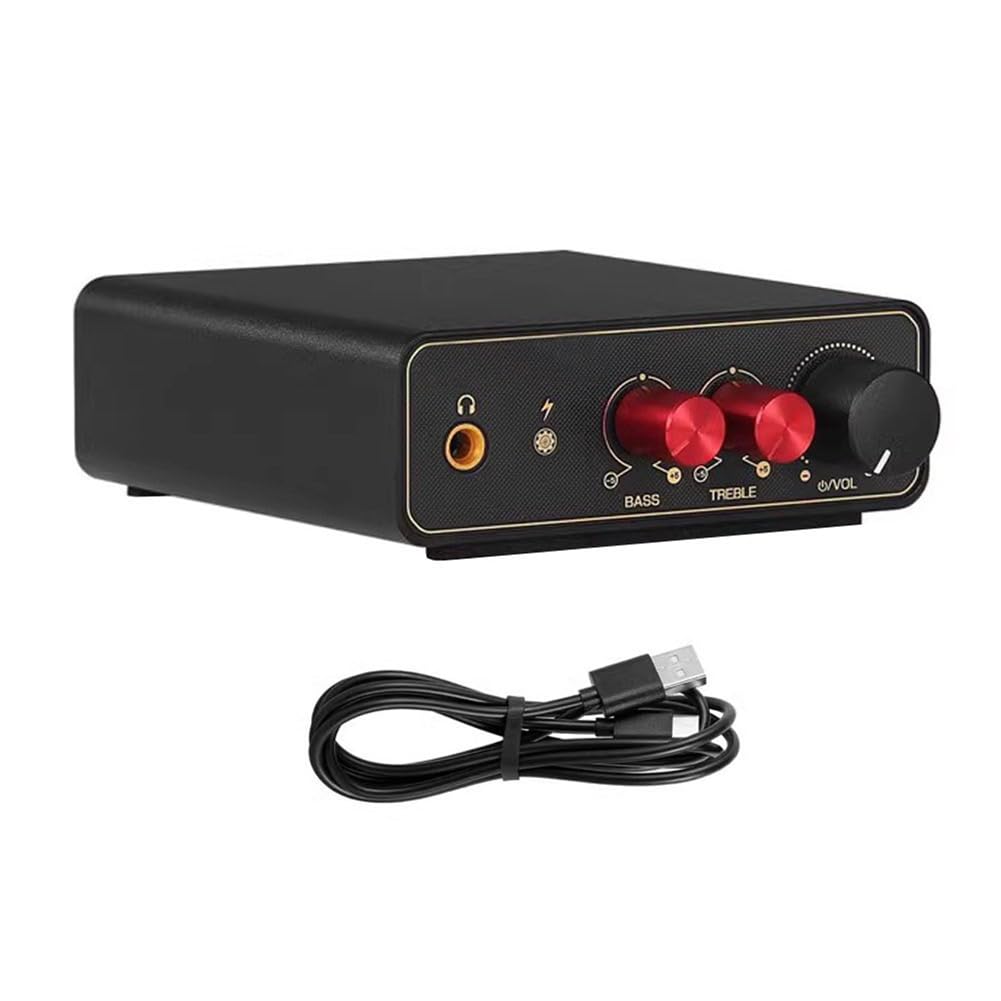 Preamplificatore RIAA Mini MM/Phono Stage per Giradischi/Giradischi in Vinile LP con Uscita Cuffie da 3,5 mm