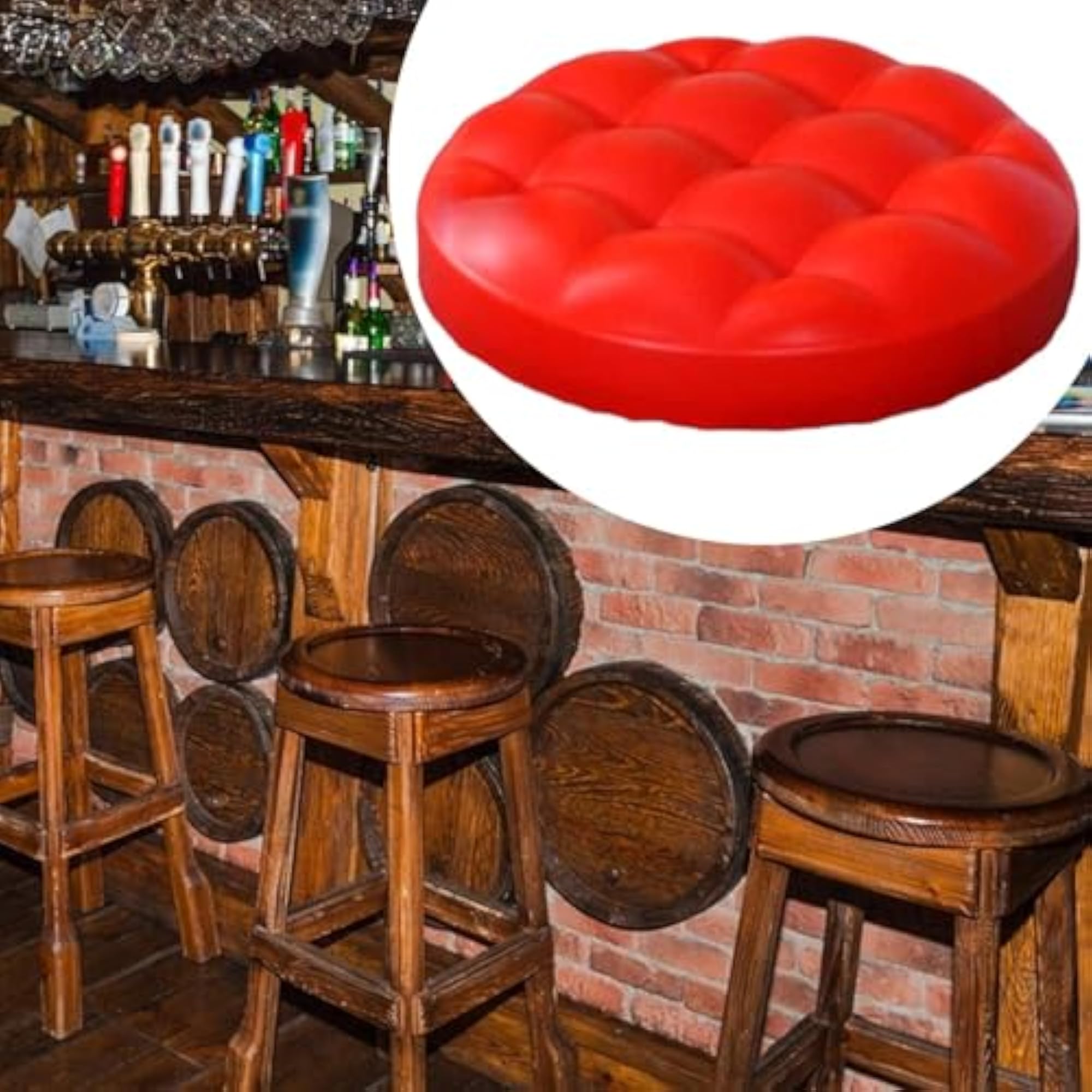 Barstool Seat Cushion Bar Stool Chair Accessory for Kitchen