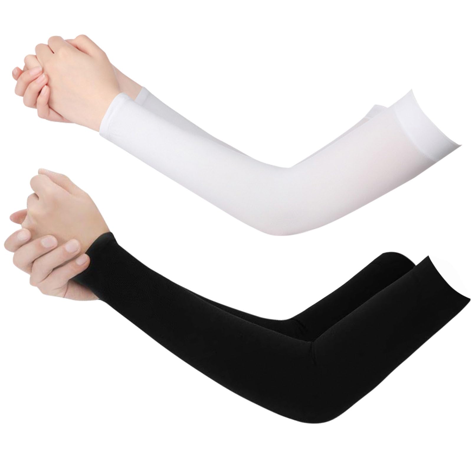 Accessori Sportivi Outdoor Manicotti Braccio Compressione UV ZaliOan - 1 Paia, Protezione Solare UPF50+, Per Ciclismo, Tennis, Escursionismo Maniche Sportive Outdoor