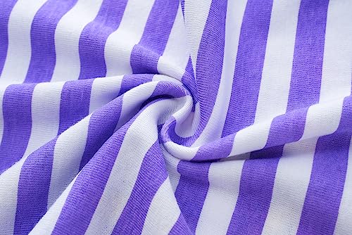 CYCHELRY Summer Pajamas for Girls Size 4T-14 Snug Fit Cotton PJS Short Sleeve Kids Sleepwear Cute Children Jammies Set4