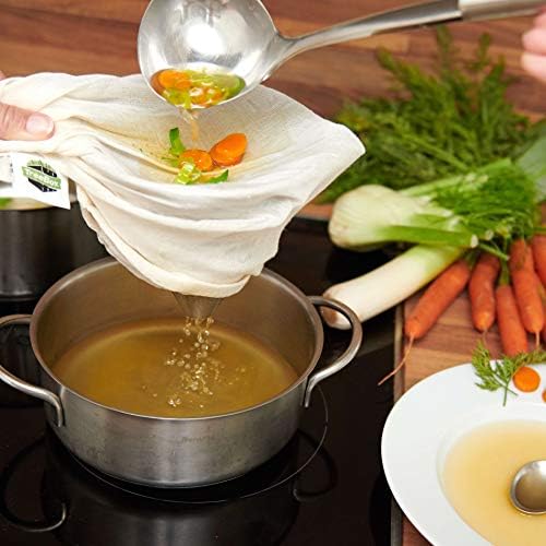 TreeBox Passiertuch - Premium Leinen Käsetuch Set - Reißfest & Ultra-Fine für Präzise Filtration - Passiertuch Wiederverwendbar… – Ansicht 4