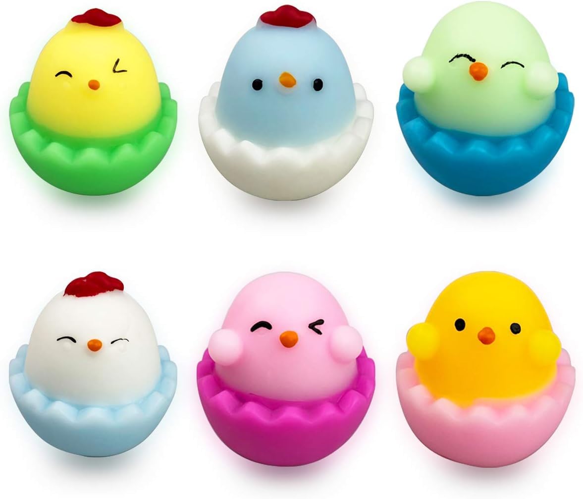 Mochi Squishy Toys,Mini Jouets Mochi-Lot de 25-multicolore-Formes d
