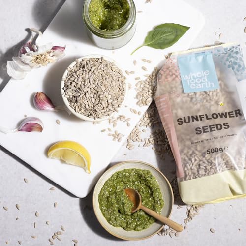Wholefood Earth Sunflower Seeds 3 kg | GMO Free | Natural | Source of Fibre | Source of Protein