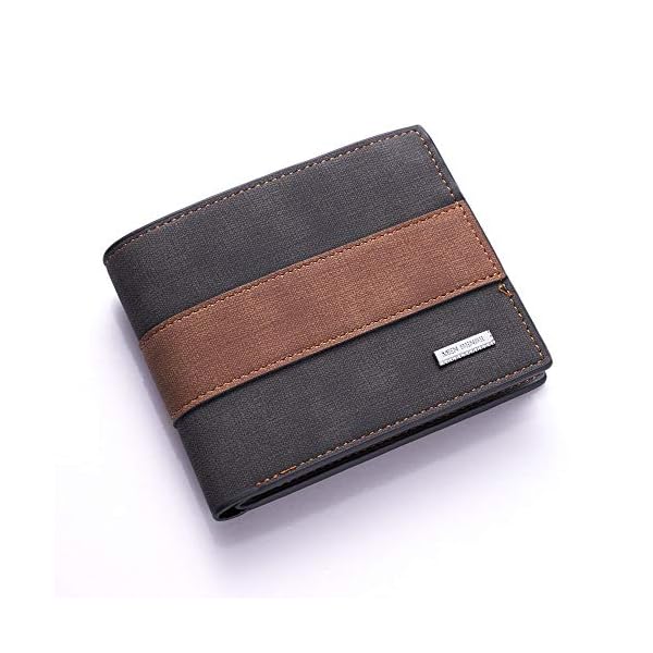 Mochiizoo Leather Wallet for Men,Slim Bifold Vintage Men's Leather Front Pocket Wallet with RFID Blocking