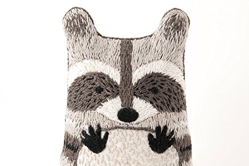 Image of DIY Embroidery Doll Kit by Kiriki Press | 3 Skill Levels - Beginner to Advanced (Raccoon - Level 3)