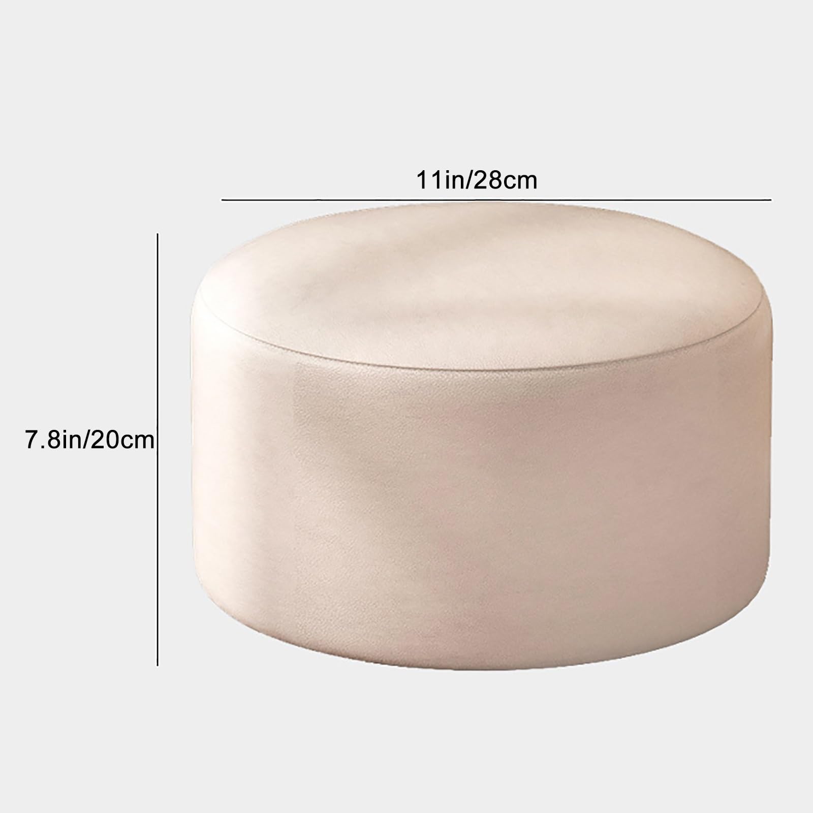 Amazon｜フロアスツール、丸椅子 おしゃれ、フェイクレザーの小さな