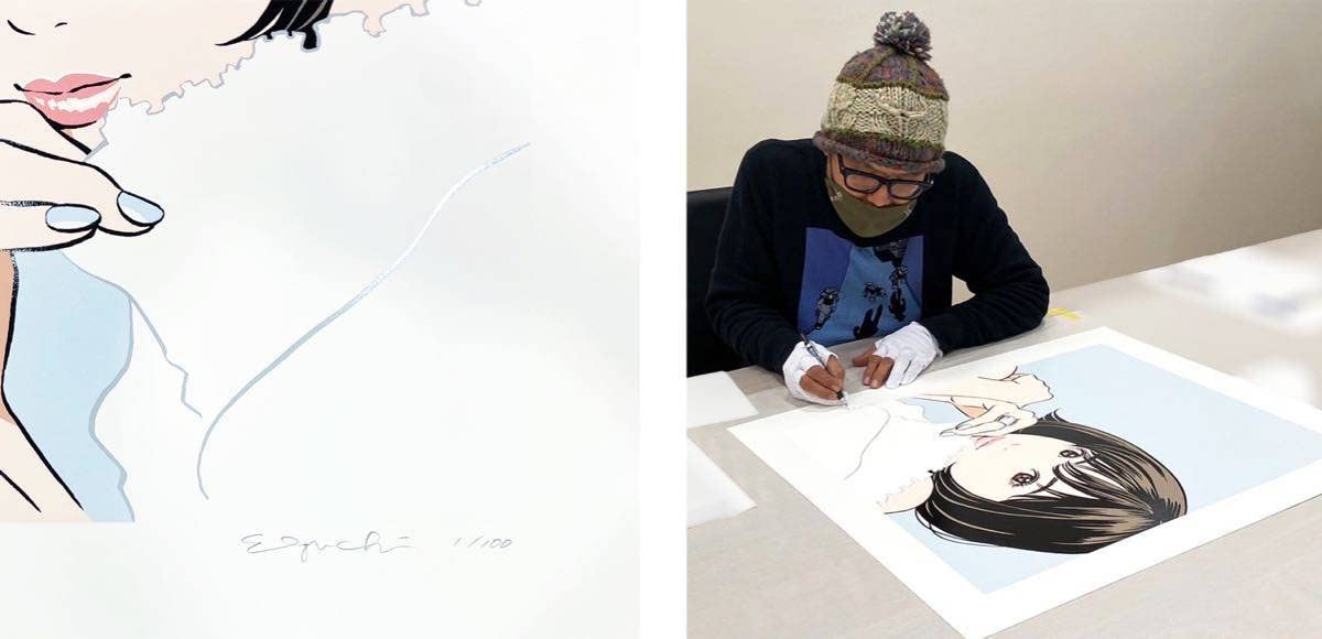 Amazon.co.jp: 完売品江口寿史 版画 サンロード 100限定 : おもちゃ 