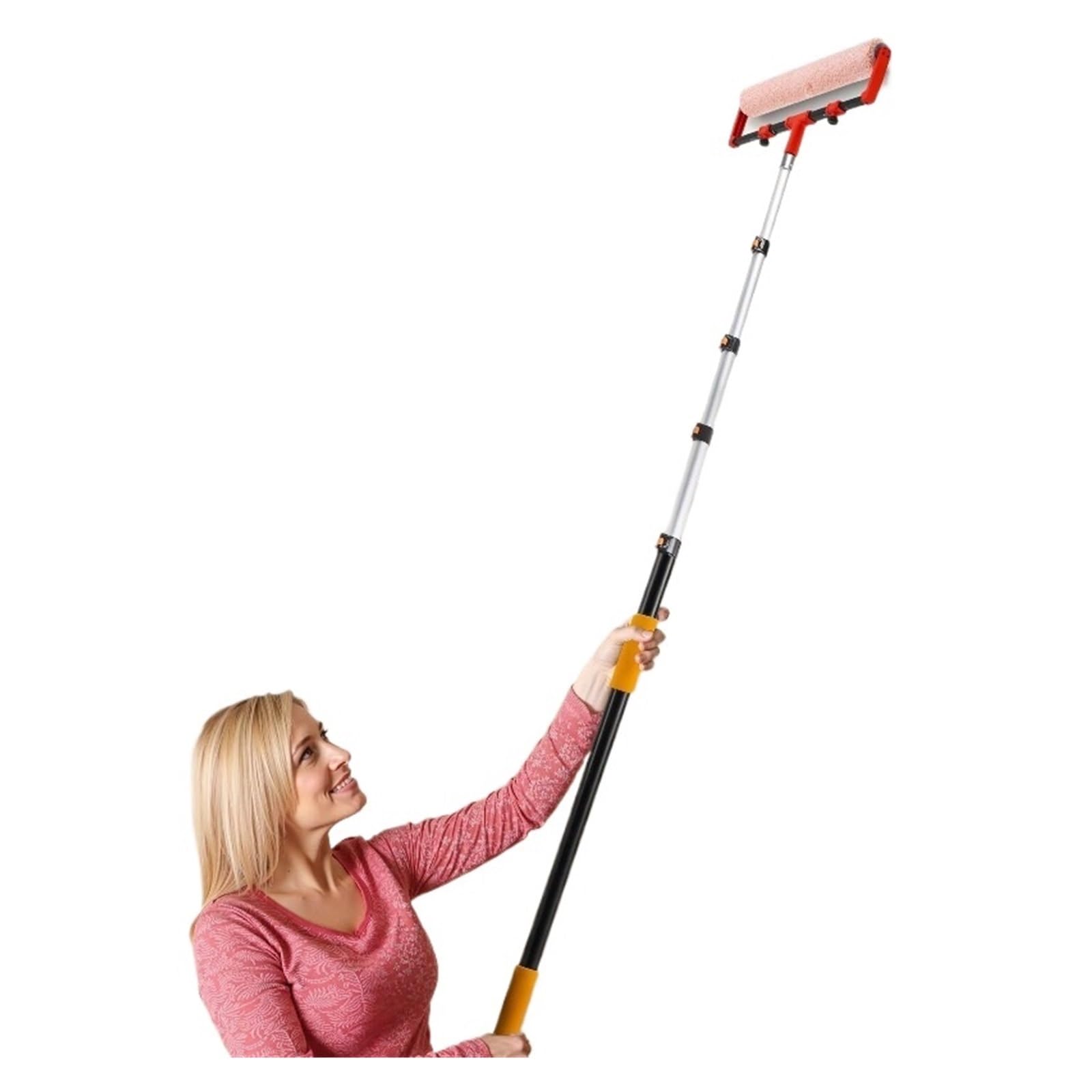 Und Lackierwerkzeug Modell D0100X37SUJ,Teleskopstange 4,66-19 FT Verlängerungsstange Mehrzweckreinigung
