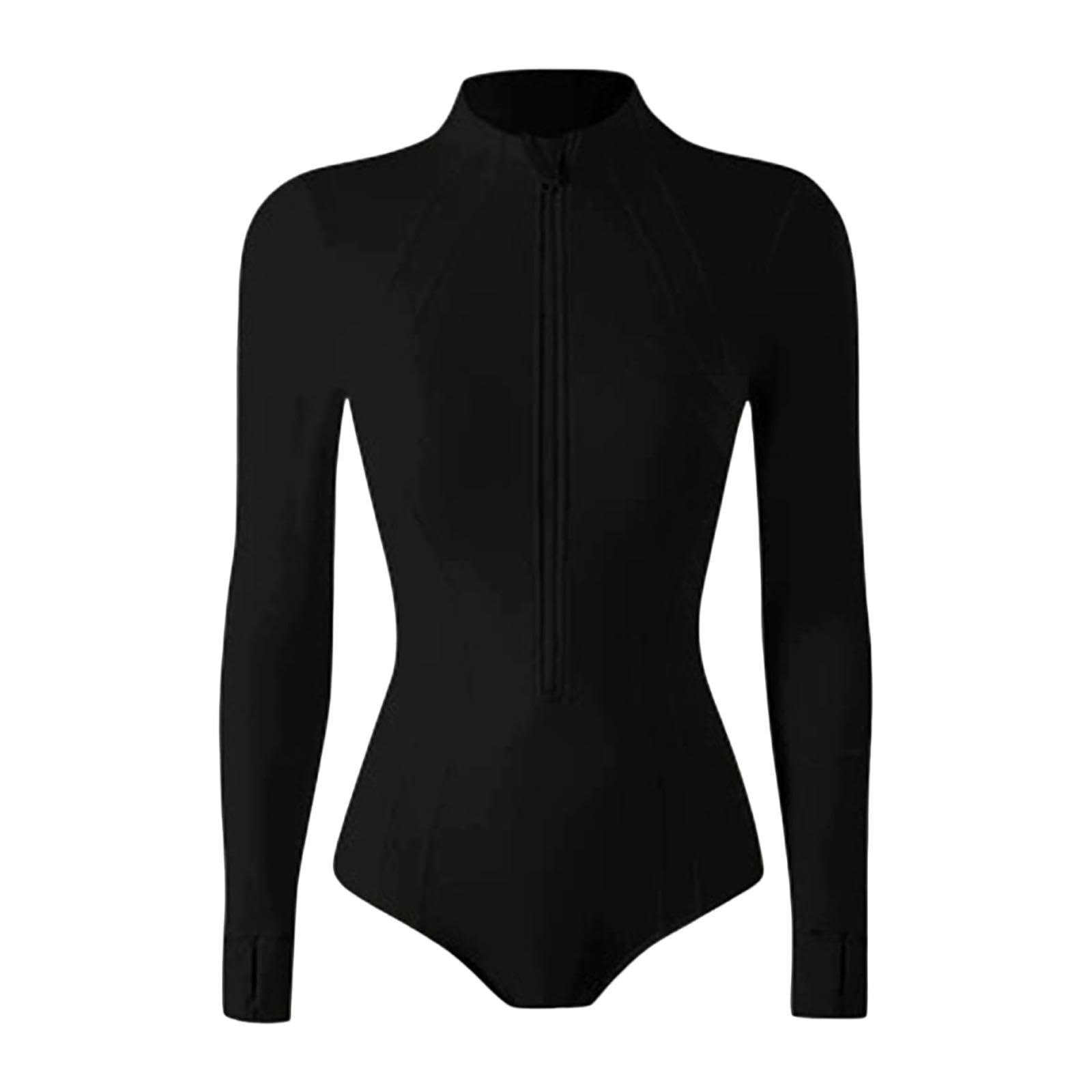 ecomistiq ECOMISTIQ®Women Long Sleeve Swimsuit Portable Bathing Suit for Scuba Travel Water Yoga XL|Clothing Shoes & Accessories|Womens Clothing|Swimwear-picture-11