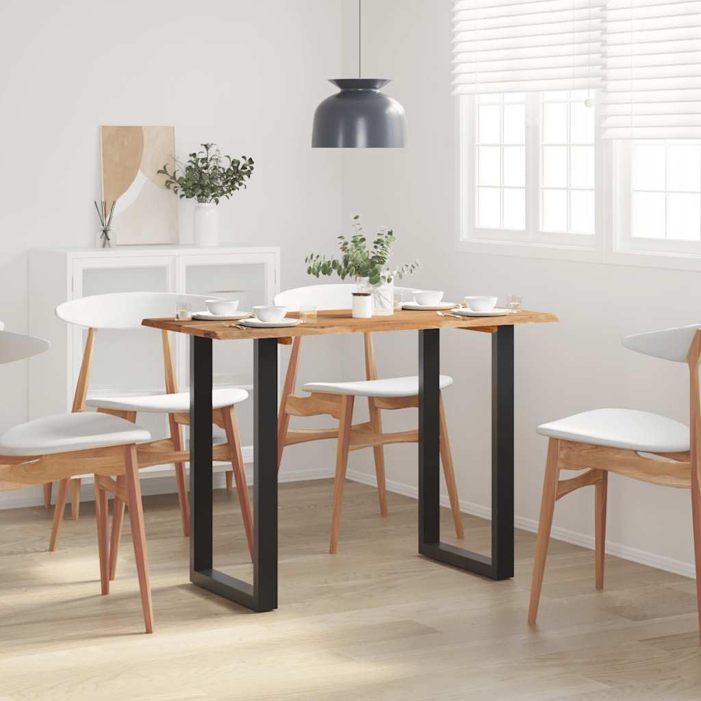 vidaXL Mesa de Comedor Madera Maciza de Acacia 110x50x76 cm